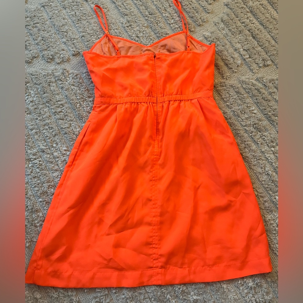 J. Crew Bold Orange Dress - Picture 2 of 4